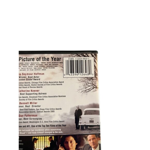 Capote 2005 DVD Crime Drama Philip Seymour Hoffman Catherine Keener Pre-Owned - Picture 4 of 4